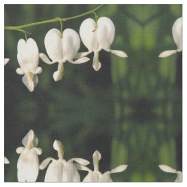 Weißes blutendes Herz Stoff