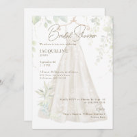 Weißes botanisches Hochzeitskleid Brautparty II