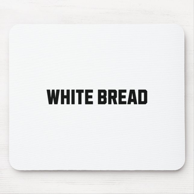 Weißes Brot Funny Costume Halloween Mousepad (Vorne)