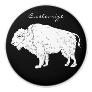 Weißes Buffalo Thunder_Cove Keramikknauf