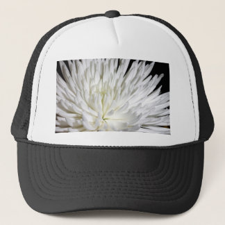 Weißes Chrysantheme-Blumen-Mama-Blumen-Foto Truckerkappe