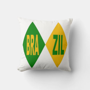 Weißes Dekorkissen BRAZIL Kissen