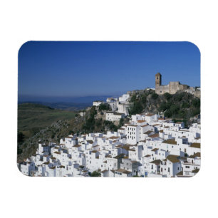 Weißes Dorf Casares, Andalusien, Spanien 2 Magnet