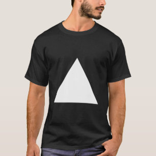 weißes Dreieck T-Shirt
