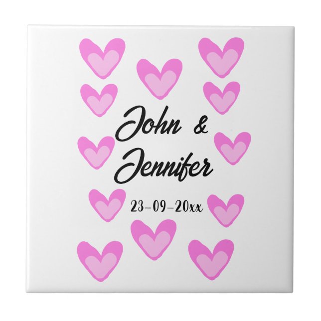 Weißes, einfaches Kleinstschreiben Fliese (Vorderseite)