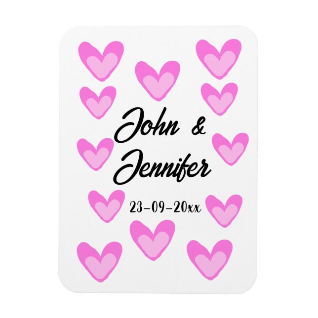 Weißes, einfaches Kleinstschreiben Magnet (Vertikal)