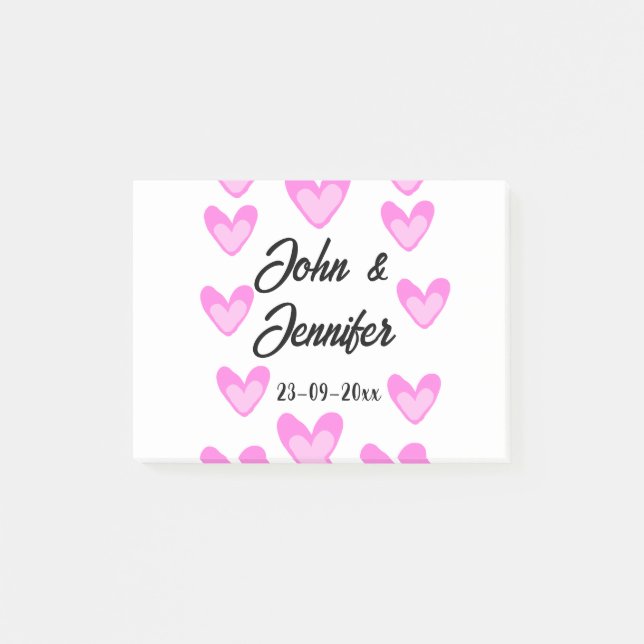 Weißes, einfaches Kleinstschreiben Post-it Klebezettel (Vorderseite)