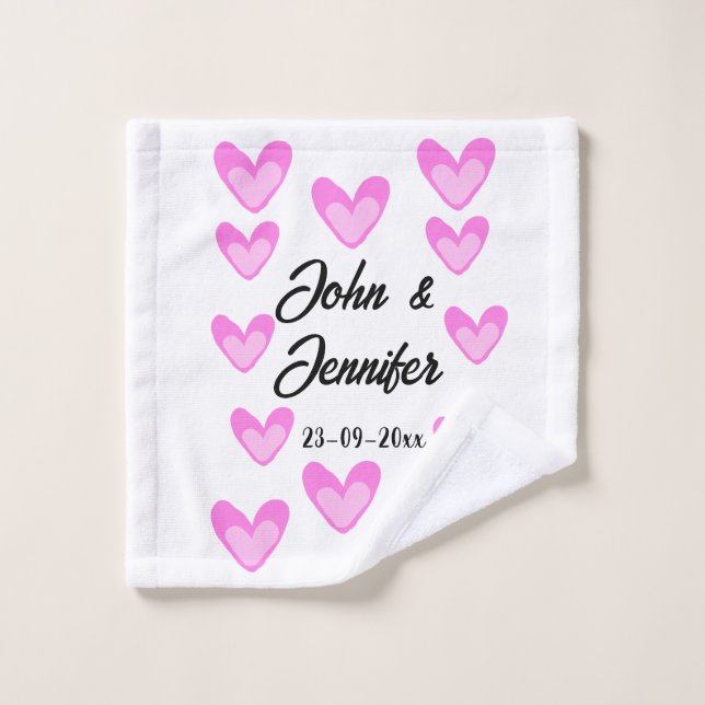 Weißes, einfaches Kleinstschreiben Waschlappen (Waschlappen)