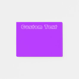 Weißes einfaches Lila des Text-| Post-it Klebezettel