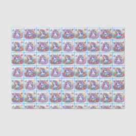 Weißes Einhorn-Gewebe Seidenpapier