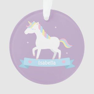 Weißes Einhorn Mädchen Zimmer Dekoration Ornament