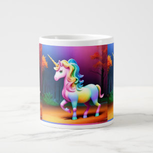 Weißes Einhornpferd-37474 Jumbo-Tasse