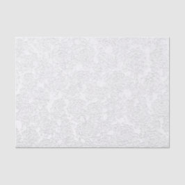 Weißes, elegantes Muster - Dekoupage Seidenpapier