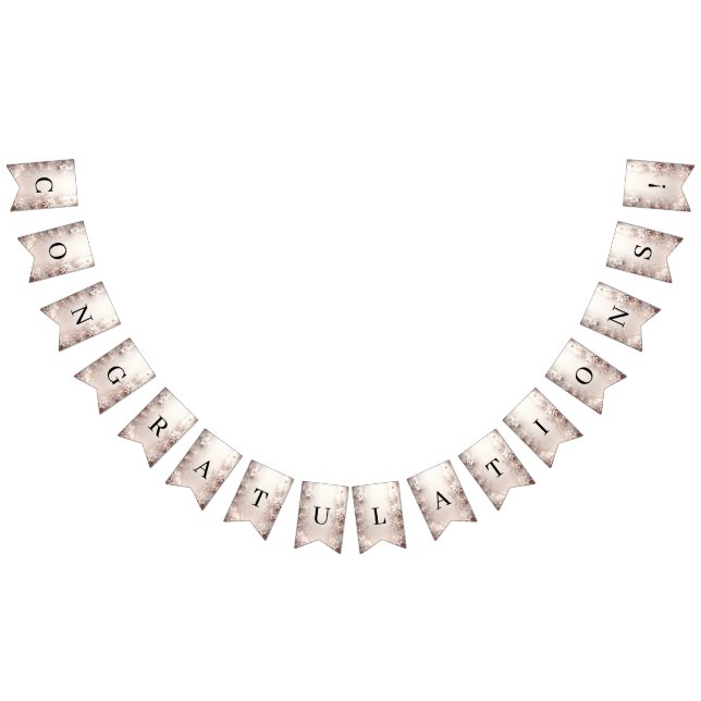 Weißes Elfenbeinbläserei Wimpelkette (Alle)