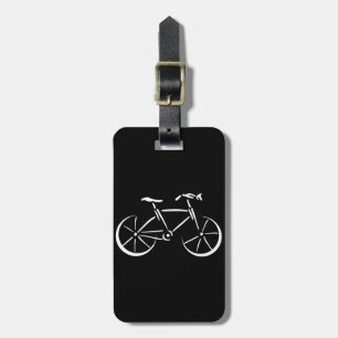 Weißes Fahrrad Gepäckanhänger
