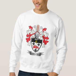 Weißes Familienwappen-Wappen Sweatshirt