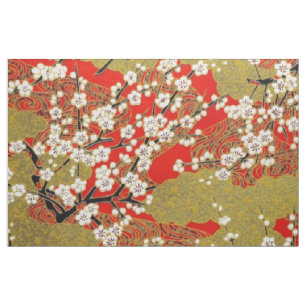 Weißes feines Vintages japanisches Muster Stoff
