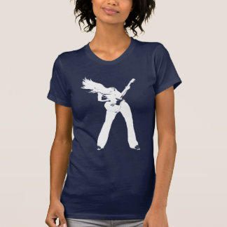 Weißes Felsen-Mädchen T-Shirt
