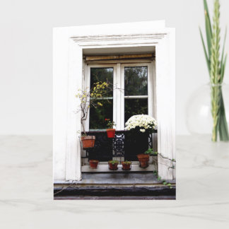 Weißes Fenster Karte