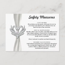 Weißes Flachband - Silberschwänze - Sicherheitsmaß