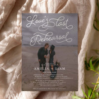 Weißes Foto Liebe letzte Probe Abendessen