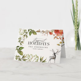 Weißes Foto Weihnachten Karte