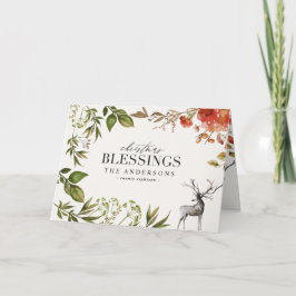 Weißes Foto Weihnachten Karte