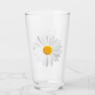 weißes Gänseblümchen Glas