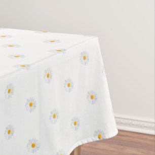 weißes Gänseblümchen Tischdecke