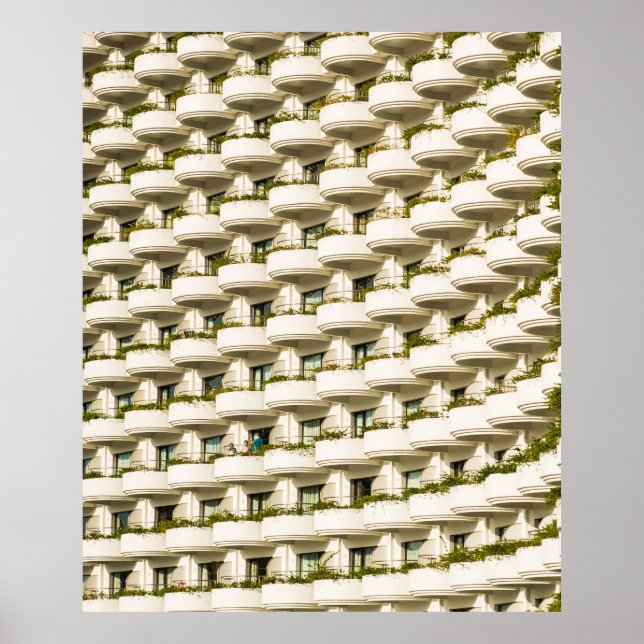 WEISSES GEBÄUDE POSTER (Vorne)