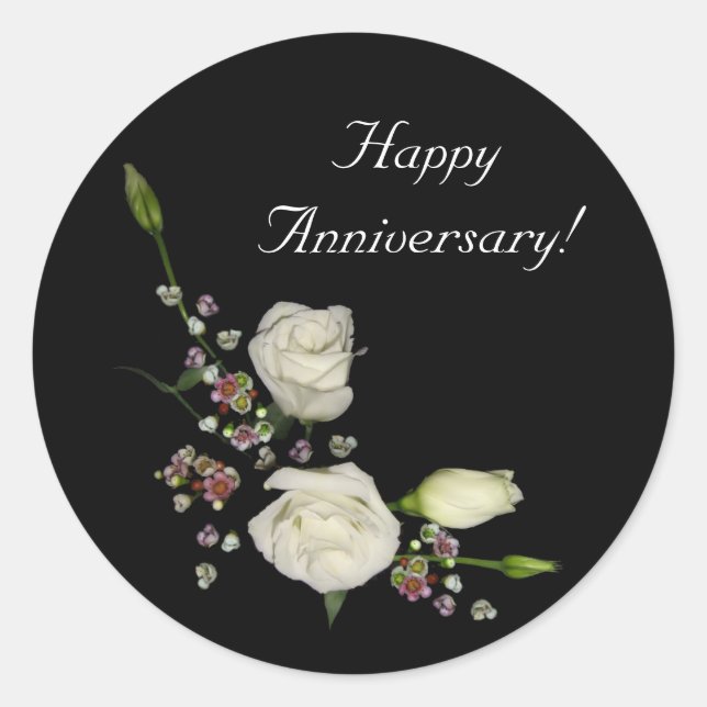 Weißes Gedicht 2 Runder Aufkleber (Vorderseite)