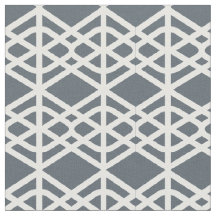 Weißes geometrisches auf dunklem Hintergrundgewebe