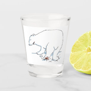 Weißes Glas aus dem Polar-Bär