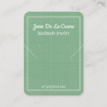 Weißes, grünes Schmuckstück