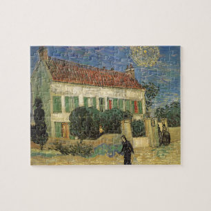 Weißes Haus bei Nacht von Vincent van Gogh Puzzle