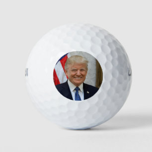 Weißes Haus des amerikanischen Präsidenten Donald Golfball