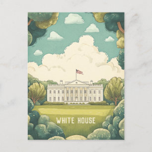 Weißes Haus Postkarte