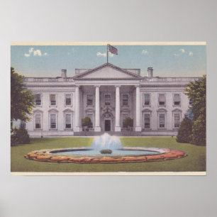 Weißes Haus Washington DC Poster