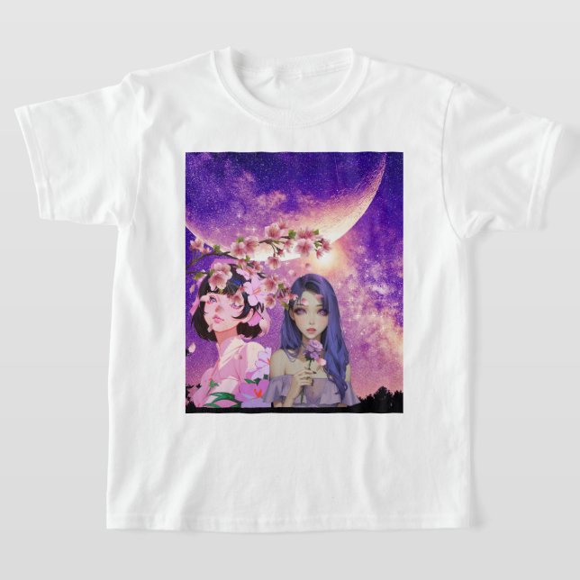 Weißes Hemd Design Prinzessin  T-Shirt (Ablage )
