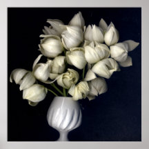 Weißes Herz in schwarz