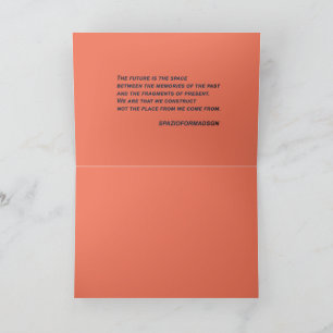 "Weißes Herz in Schwarz von der Sonne" & Zukunft Karte