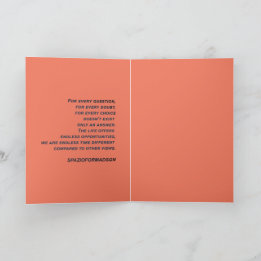 "Weißes Herz in schwarz von Sonne" & Zweifel Karte