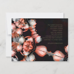 "Weißes Herz in schwarz von Sonne" & Zweifel Postkarte