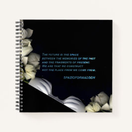 "Weißes Herz schwarz vom Mond" & Zukunft Notizbuch