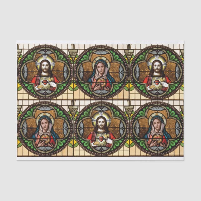 Weißes Herz/Unakulates Herz-Gewebe Seidenpapier (Vorderseite)