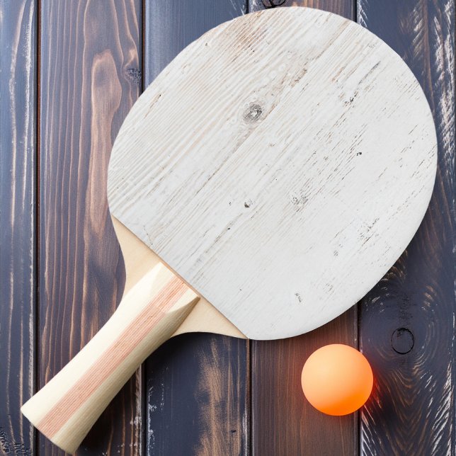 Weißes Holz Tischtennis Schläger (Von Creator hochgeladen)