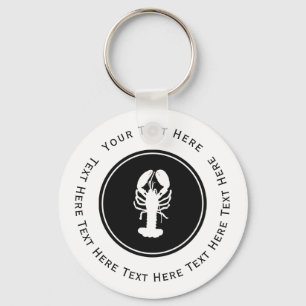 Weißes Hummer-Logo Schlüsselanhänger