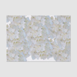 Weißes Hydrangeas-Tissue Seidenpapier