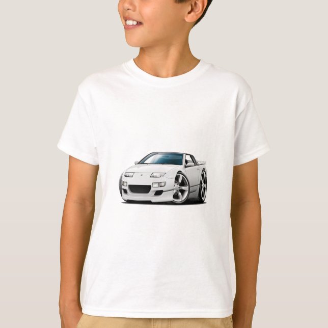 Weißes Kabriolett Nissans 300ZX T-Shirt (Vorderseite)