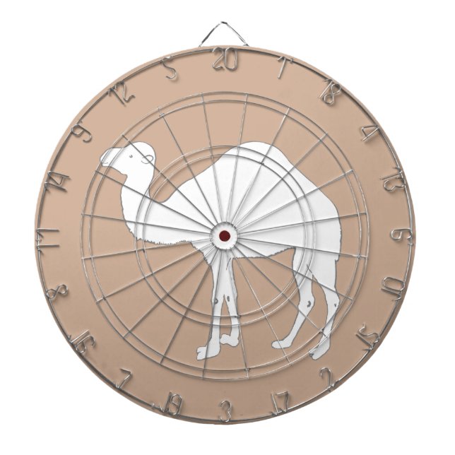 Weißes Kamel Dartscheibe (vorne)